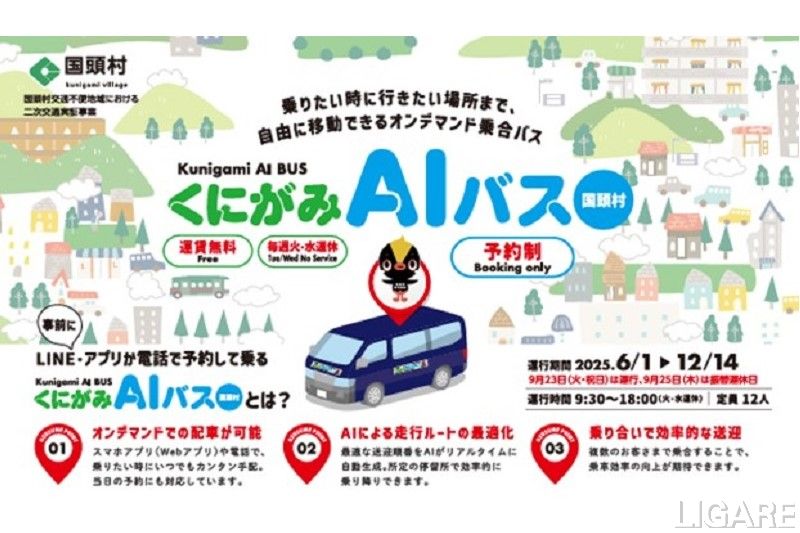 駅探くにがみAIバス