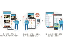 デジタル観光ツアーアプリ「SpotTour」のイメージ