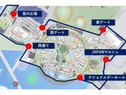 万博会場バスのルート(出所：Osaka Metroプレスリリース、博覧会協会HPを一部加工して使用)