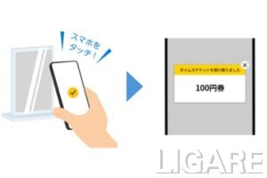 デジタル駐車サービス券付与イメージ