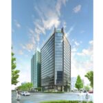 2022年2月に竣工予定のアーバンネット名古屋ネクスタビル。街づくりDTCの実証実験の場となる(提供:NTTアーバンソリューションズ)