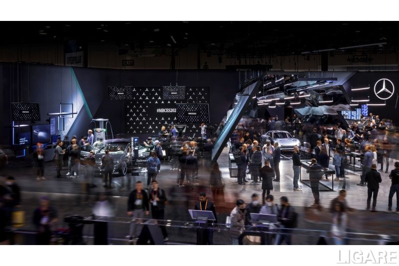 メルセデス・ベンツのCESブース