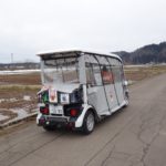 専用レーンでレベル4の自動運転をするこあにカー