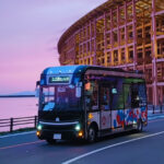 万博のシンボル「大屋根リング」とe Mover