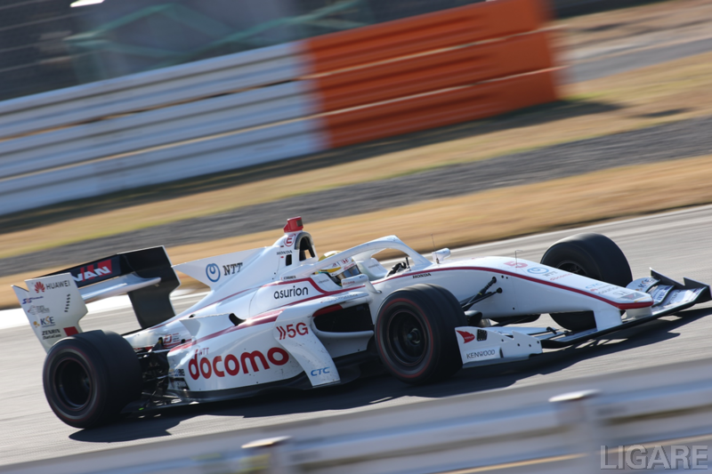 実証で使用したフォーミュラカー(ドコモ プレスリリースより)