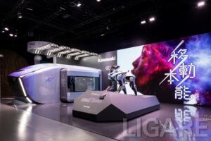 川崎重工が大阪・関西万博で実施した「未来の都市」での展示（画像提供：川崎重工）