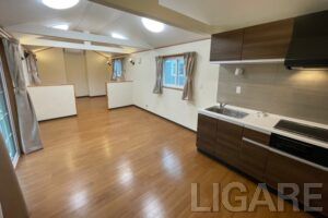 応急仮設住宅の内観