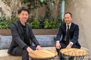東急の豊田洋平氏（左）とTMJの小柏宜聖氏（右）