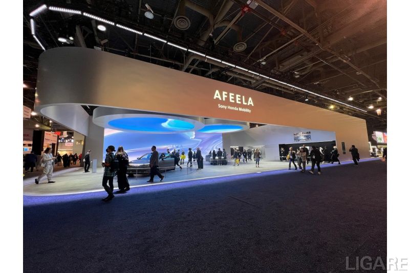 「AFEELA」が目立つSHMのブース