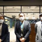 株式会社NTTデータ コンサルティング&ソリューション事業本部の松下氏、坂本氏、山本氏(左から)