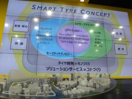 2017年に発表したスマートタイヤコンセプトのさらなる進化を表明