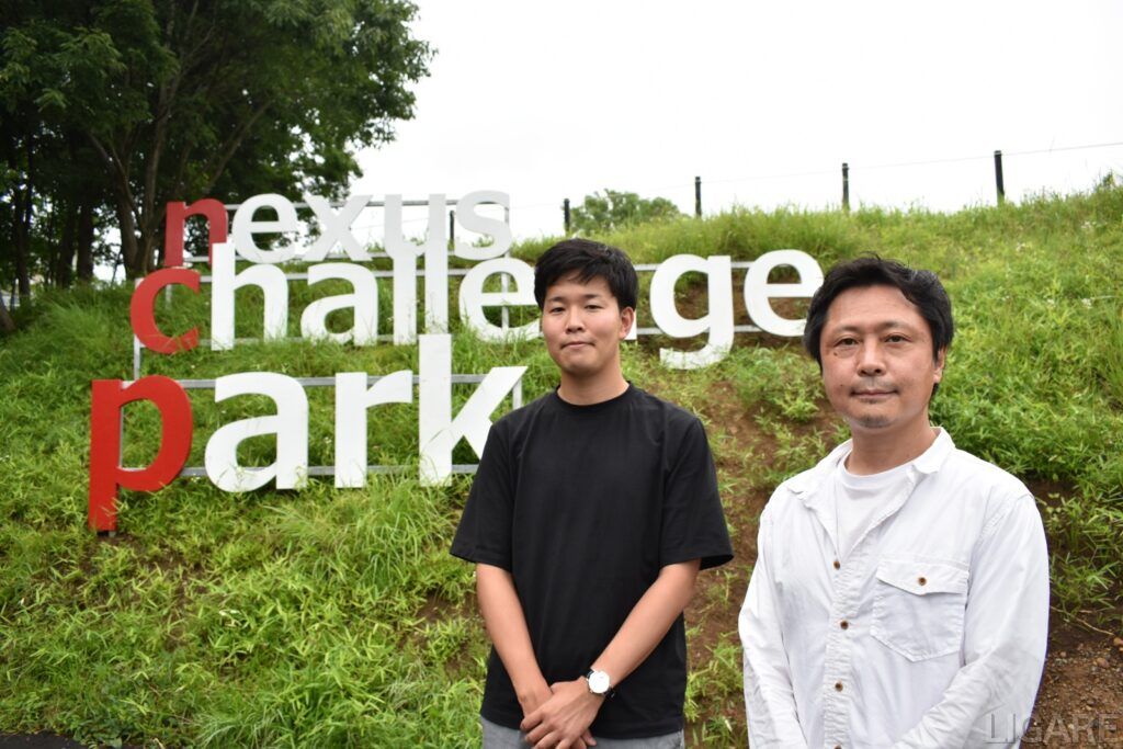 (左から)東急の金井氏と清水氏