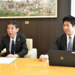 インタビューに答える平澤氏と堀内氏(左から)