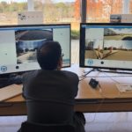 監視ルームから車両の遠隔監視を実施