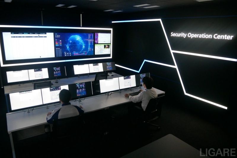 車両セキュリティ監視センター(車両SOC)のイメージ図(提供:パナソニック)