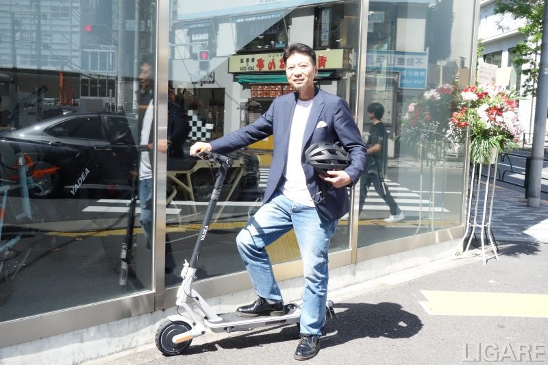 電動モビリティの可能性を追う長谷川泰正社長に聞いた