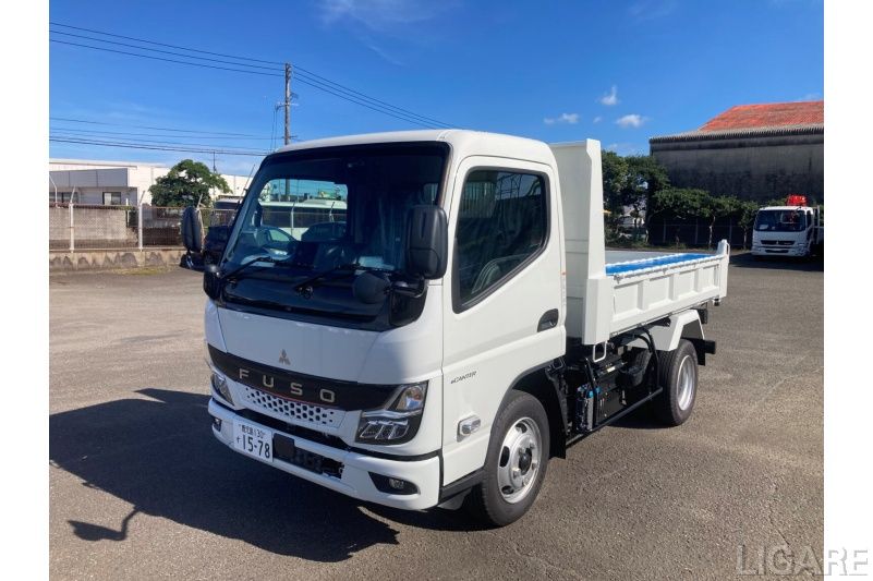 三菱ふそうが国内初とするEVダンプを納車