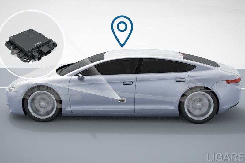 自車位置測定センサー「Vehicle motion and position sensor」