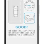 運転アドバイス表示画面
