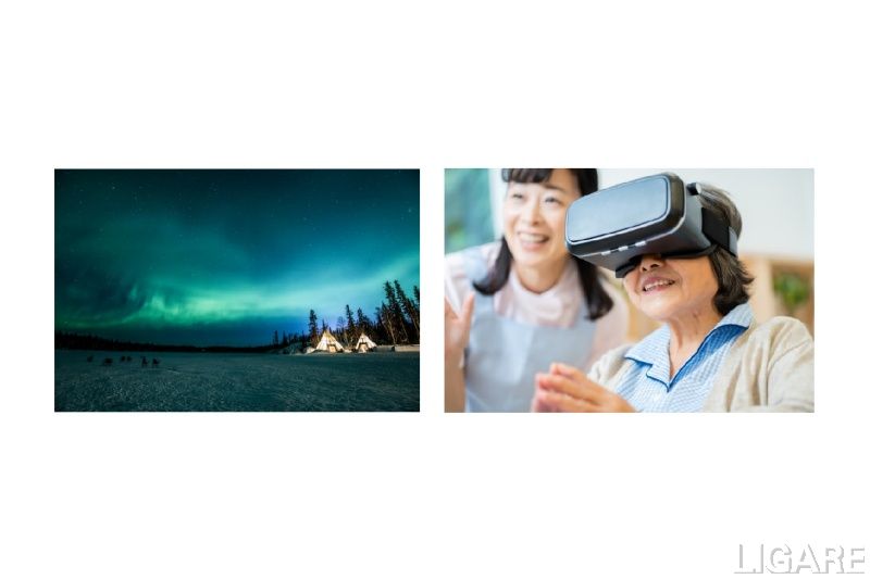 VR・AR などを活用したバーチャル外出のイメージ