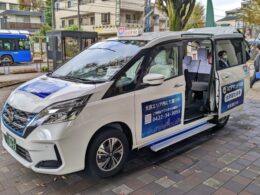 実証運行で使用している「大沢ほたる号」の実車両