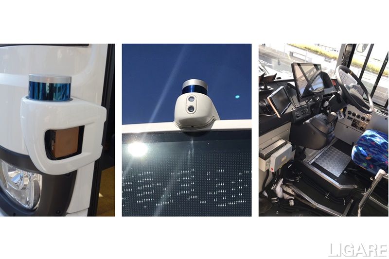 搭載機器と運転席