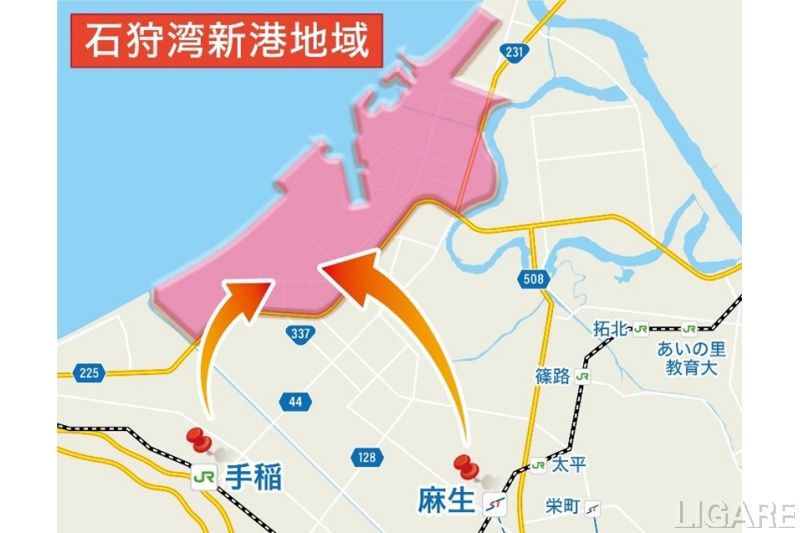 経路イメージ図(通勤オンデマンド交通)