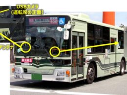 大阪ガスネットワーク、京都市バスにAIカメラ搭載 ガス管パトロールを自動化