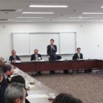 写真中央:近畿運輸局長 日笠 弥三郎氏