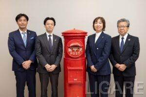 左からT2 CEO 森本成城氏、セイノーHD 執行役員 河合秀治氏、日本郵便 常務執行役員 浅見加奈子氏、JPロジスティクス 社長 安達章氏