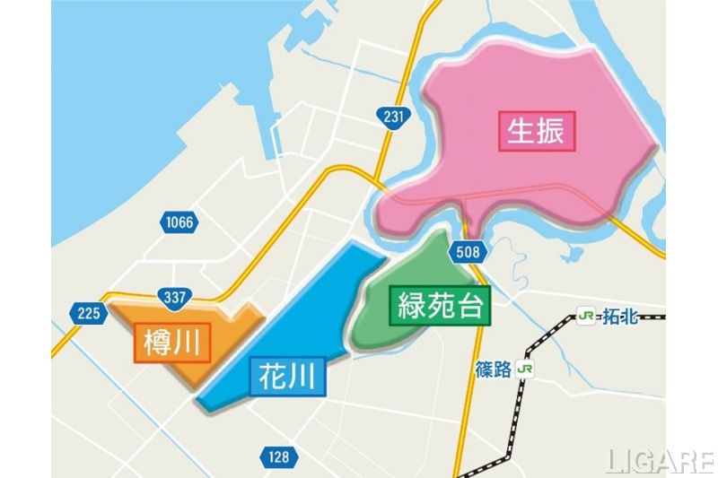 交通運行エリア(市内オンデマンド交通)