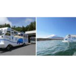 屋根が開く水陸両用バス「オープンKABA」が登場。山中湖で6月13日より運航再開