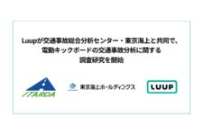 Luupら、電動キックボードの交通事故総合分析に関する調査研究開始