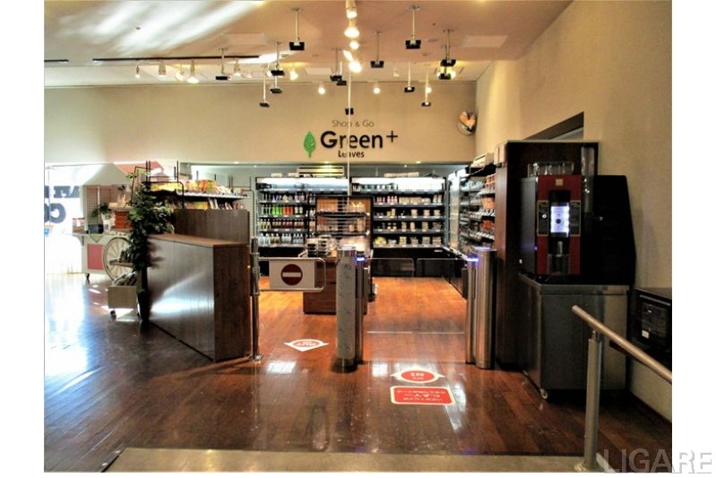 レジなし店舗の検証対象となる「グリーンリーブスプラス横浜テクノタワーホテル店」