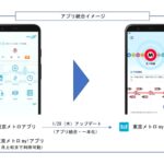東京メトロが自社アプリの統合を発表　タクシー配車アプリとも連携開始