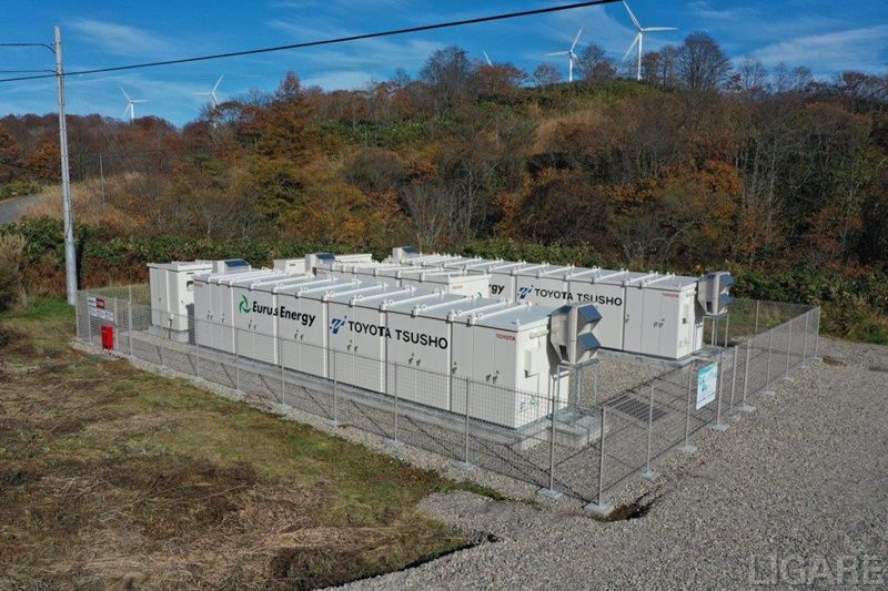 トヨタらが実証に活用する定置用蓄電池システム