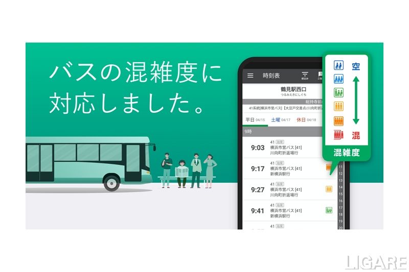 ナビタイムジャパン 自社アプリ サイト内でバス混雑予測を提供開始 Ligare リガーレ 人 まち モビリティ ナビタイムジャパン 自社アプリ サイト内でバス混雑予測を提供開始 Ligare リガーレ 人 まち モビリティ