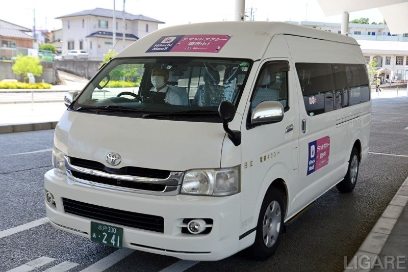 AIデマンドサービスに使用する車両