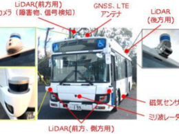 使用した自動運転バス車両