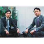 ティアフォー 創業者の加藤真平氏(左)と東京大学 教授の松尾豊氏(右)