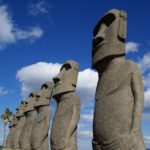 サンメッセ日南のモアイ像
