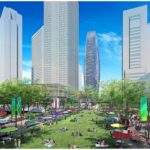 西新宿地区のイメージパース