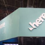 HERE社、CES2025のブースの写真