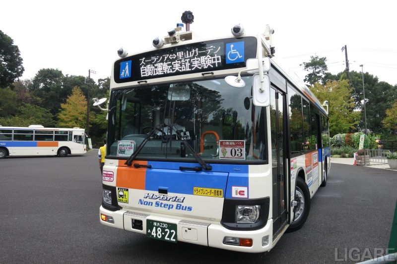 日本初 運転席無人の自動運転バスが営業運行を実施 相鉄バス 群馬大学ら Ligare リガーレ 人 まち モビリティ 日本初 運転席無人の自動運転バスが営業運行を実施 相鉄バス 群馬大学ら Ligare リガーレ 人 まち モビリティ