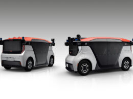 GM、クルーズ、Hondaの3社で共同開発している自動運転モビリティサービス事業専用車両「クルーズ・オリジン」