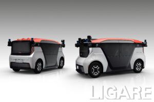 GM、クルーズ、Hondaの3社で共同開発している自動運転モビリティサービス事業専用車両「クルーズ・オリジン」