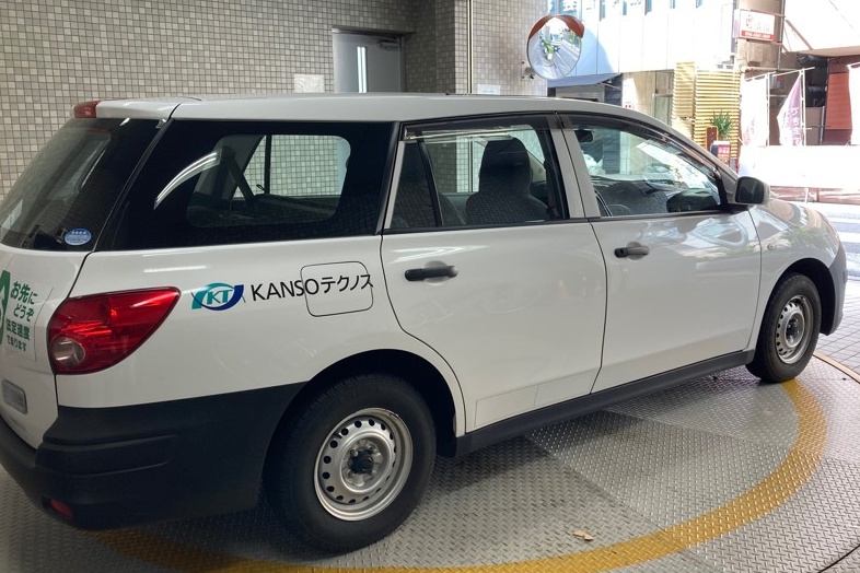 KANSOテクノスが業務に使用している社有車
