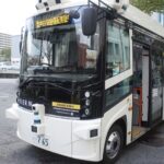 豊中市の実証実験に使用したティアフォーの「Minibus」