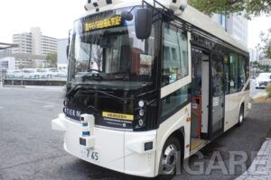 豊中市の実証実験に使用したティアフォーの「Minibus」
