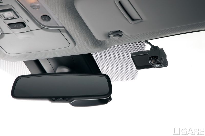 ドライブレコーダー本体の設置イメージ